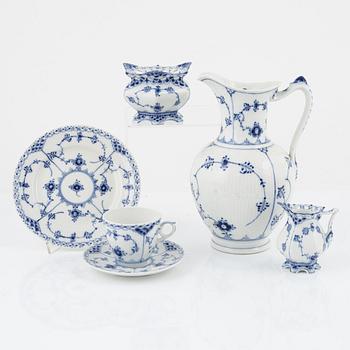 A 27-piece 'Musselmalet' porcelain coffee service, Royal Copenhagen, Denmark.