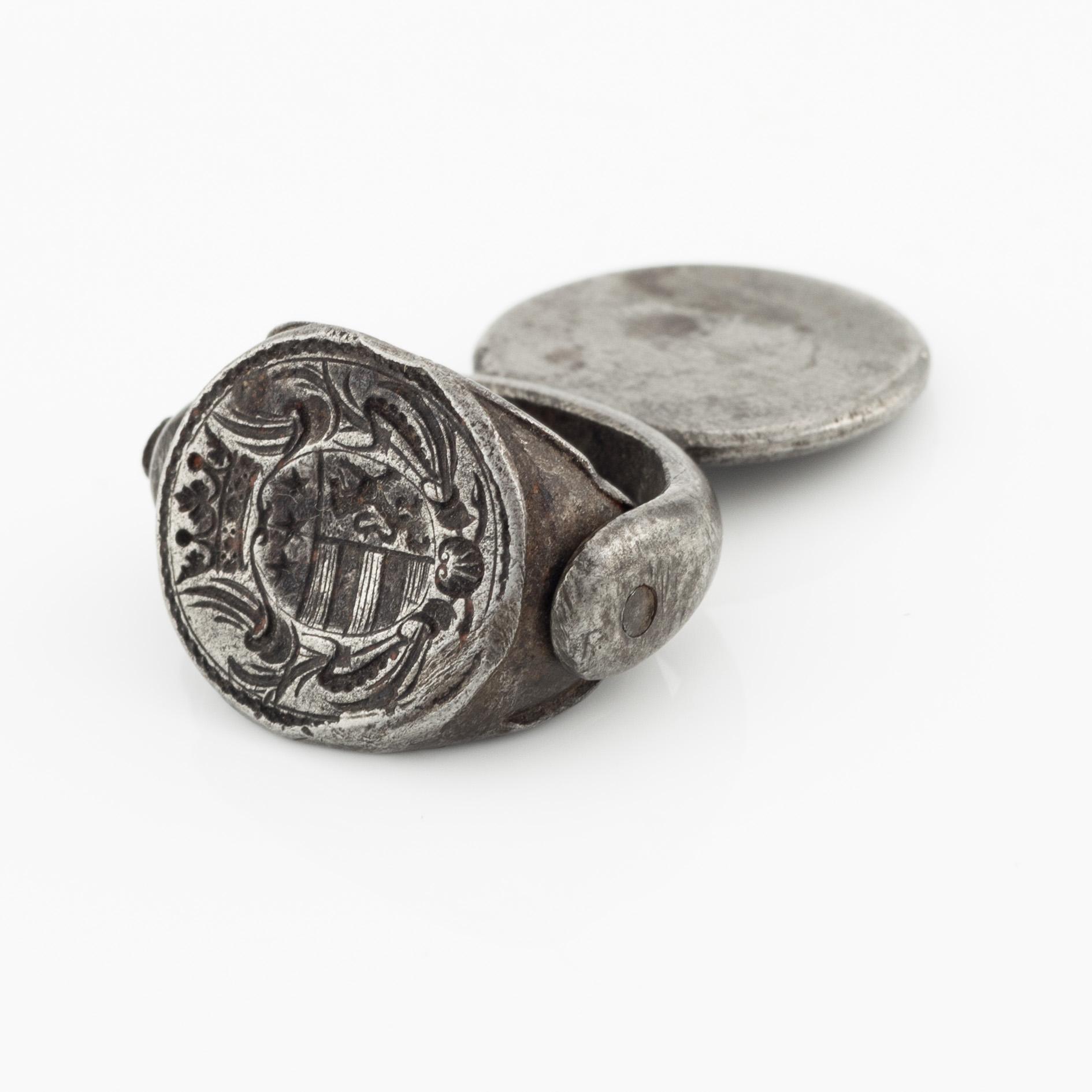 Seal of Baron Erik Ehrenkrona (1673-1737) circa 1700.