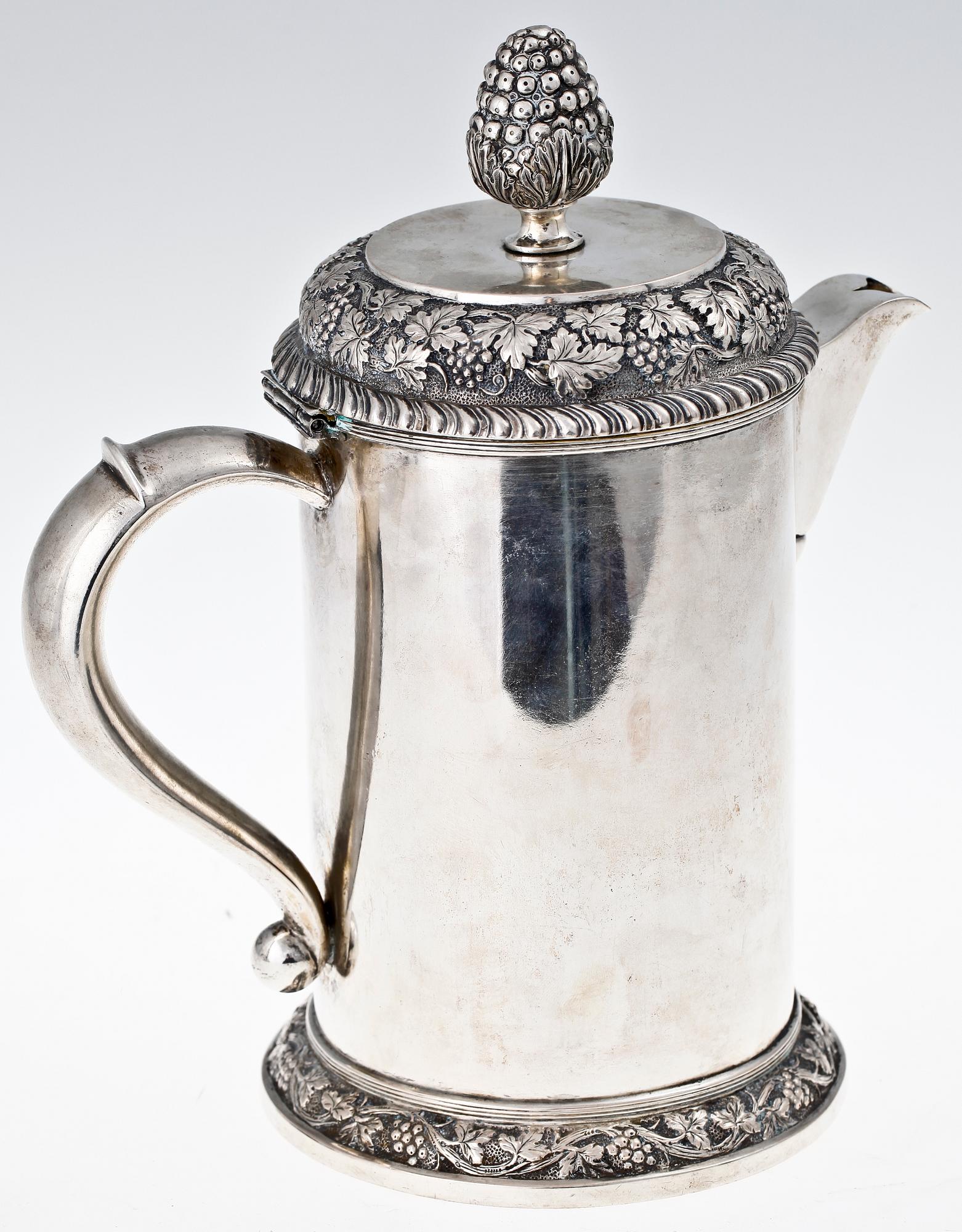 STOP, silver, Emil Radke, Warszawa, Polen, 1800-talets första hälft. Ca 1095 g.
