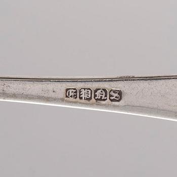 SÅSSNIPOR 2 ST, MEDICINSKED OCH KNUFFARE, nysilver och  försilvrade, Barker Brothers, England, tidigt 1900-tal.