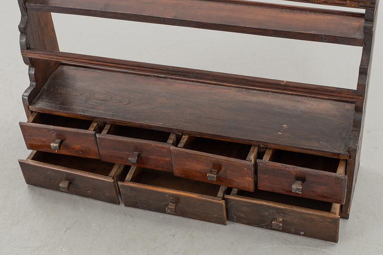 A late 19th century wall shelf.