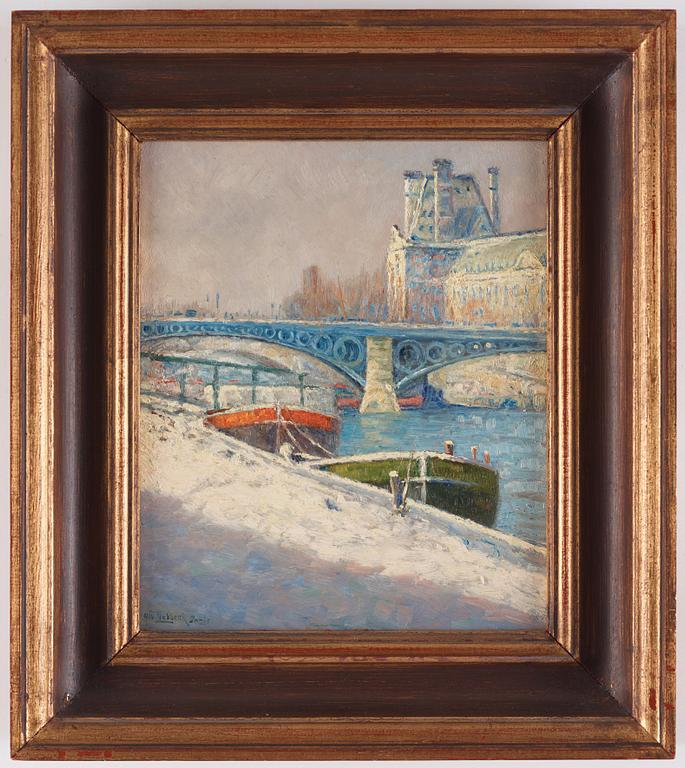 Albert Liedbeck, Paris, vid Seine.