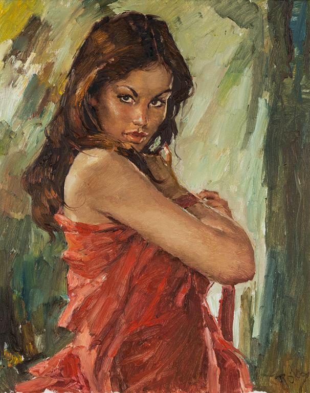 Charles Roka, oil on canvas, signed.