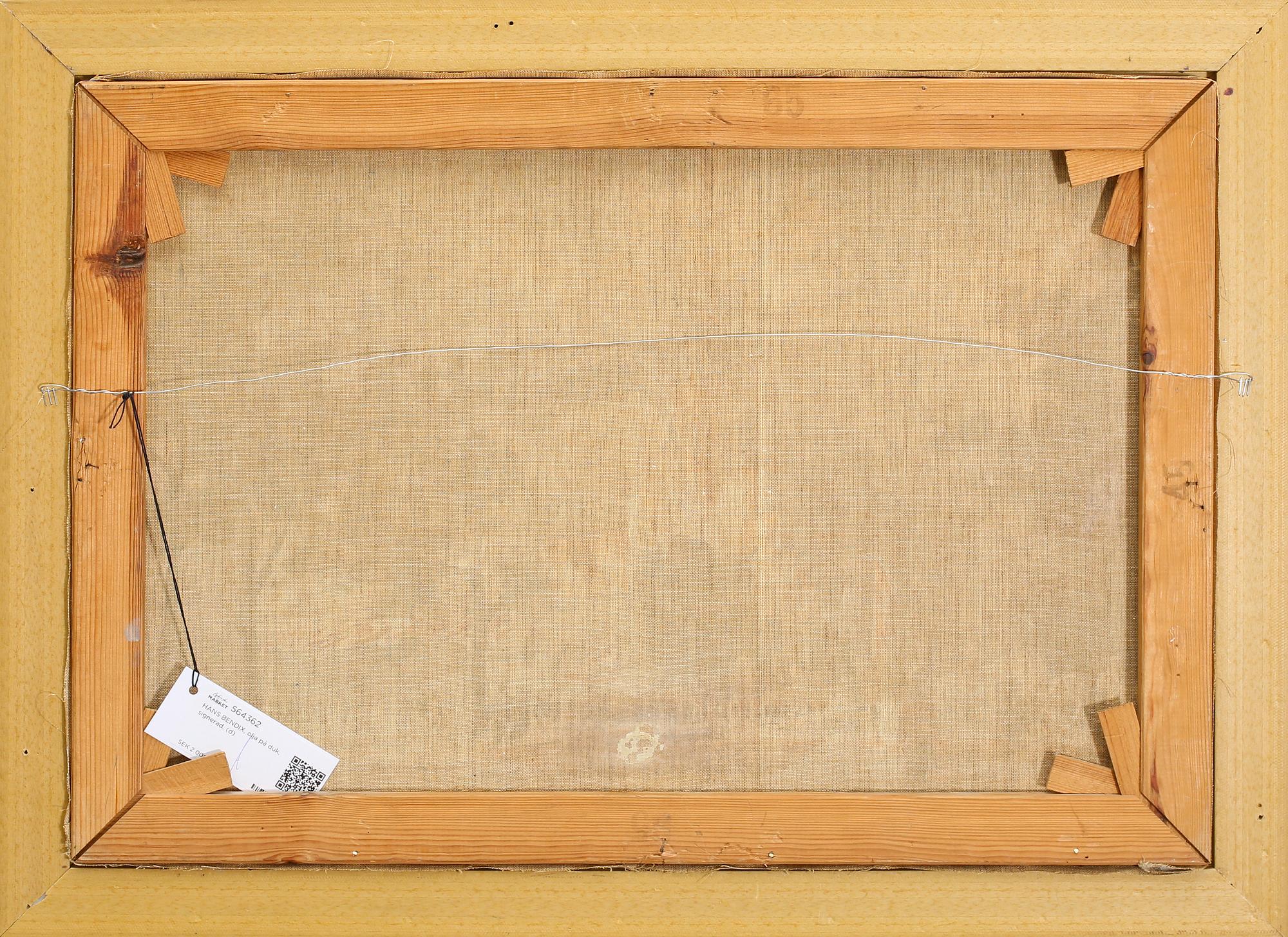 HANS BENDIX, olja på duk, signerad.