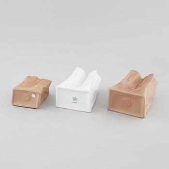 TAPIO WIRKKALA, 3 vaser, porslin, Rosenthal Studio Linie, 1900-talets andra hälft.