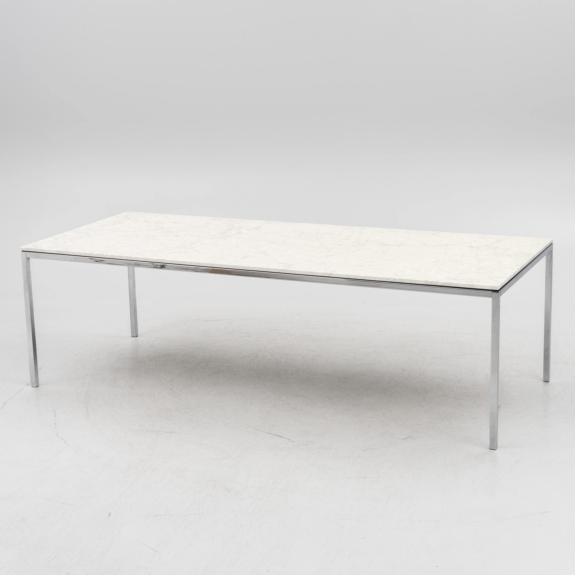 Florence Knoll, a dining table, 'High Rectangular Table', Knoll.