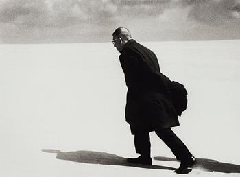 191. Antanas Sutkus, 'J.P Sartre in Lithuania, Nida, 1965'.