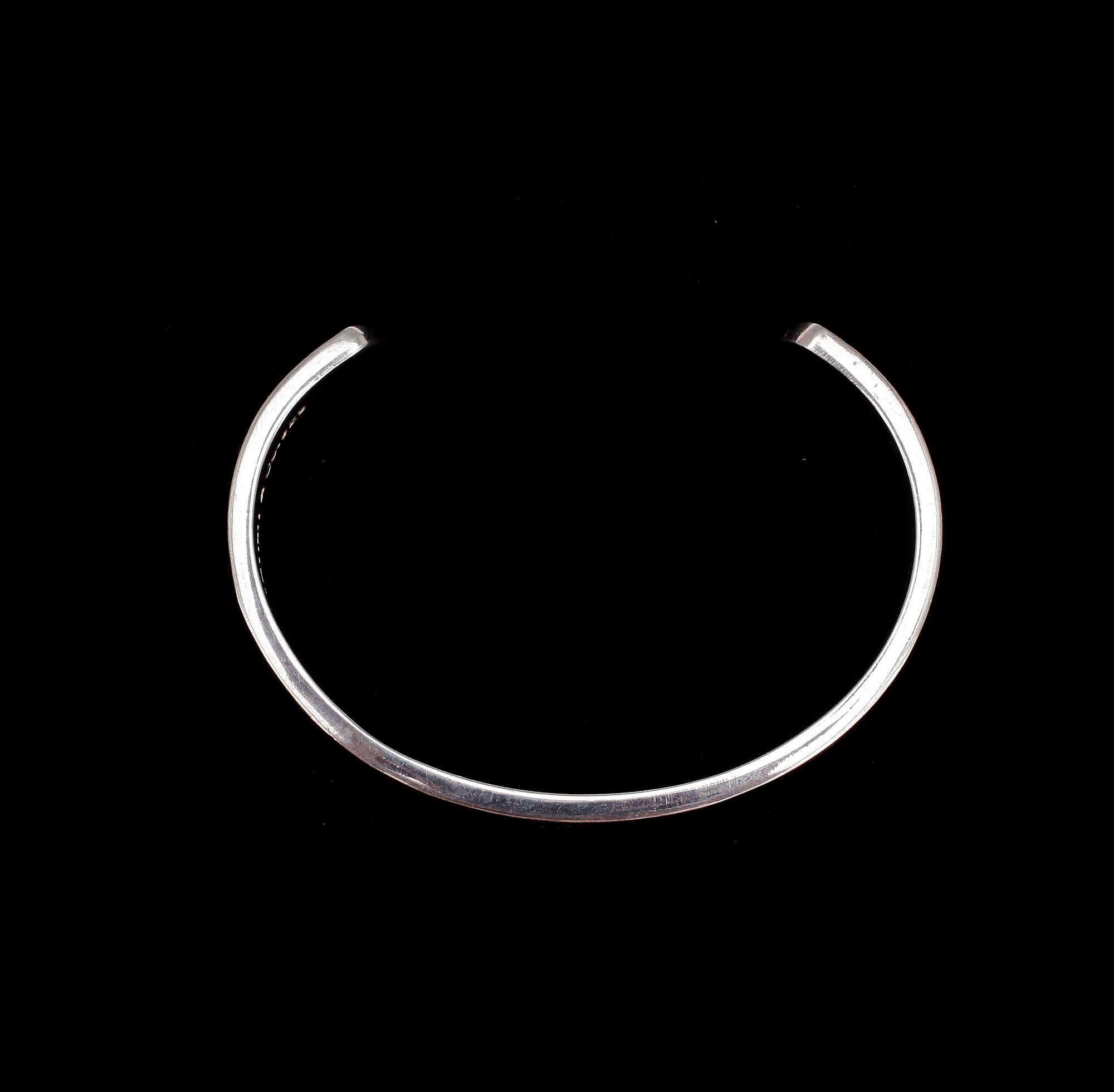 ARMRING, sterling silver, Tiffany & Co, USA, 2005. Vikt 31g.