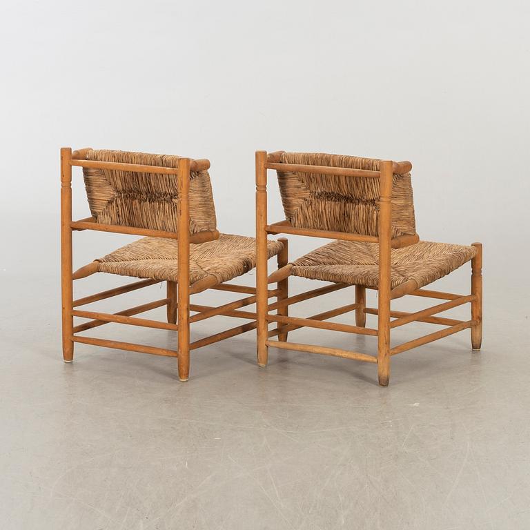 A PAIR OF EASY CHAIRS SECOND HALF OF 20TH CENTURY.