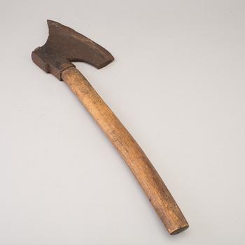 A Swedish iron axe from Wira Bruk, late 19th century.