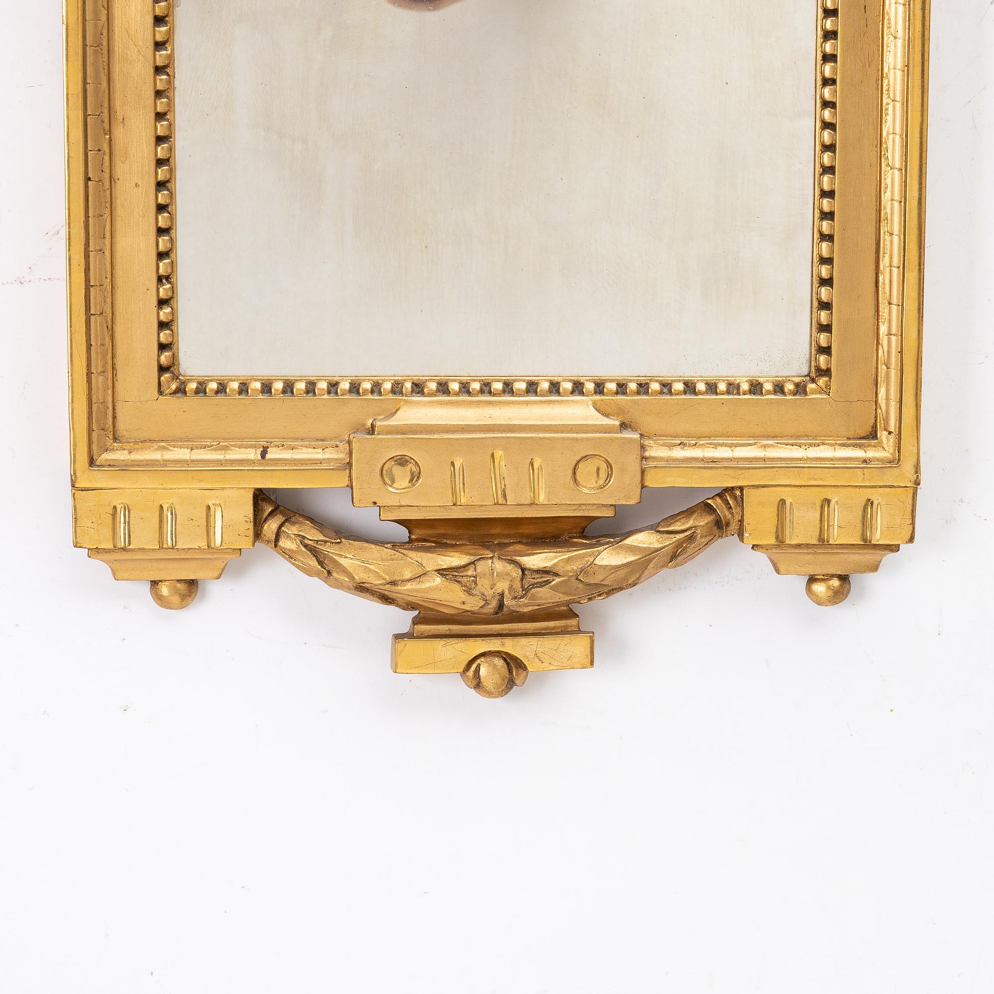 Spegel, Stockholmsarbete, sent 1700-tal, Gustaviansk.