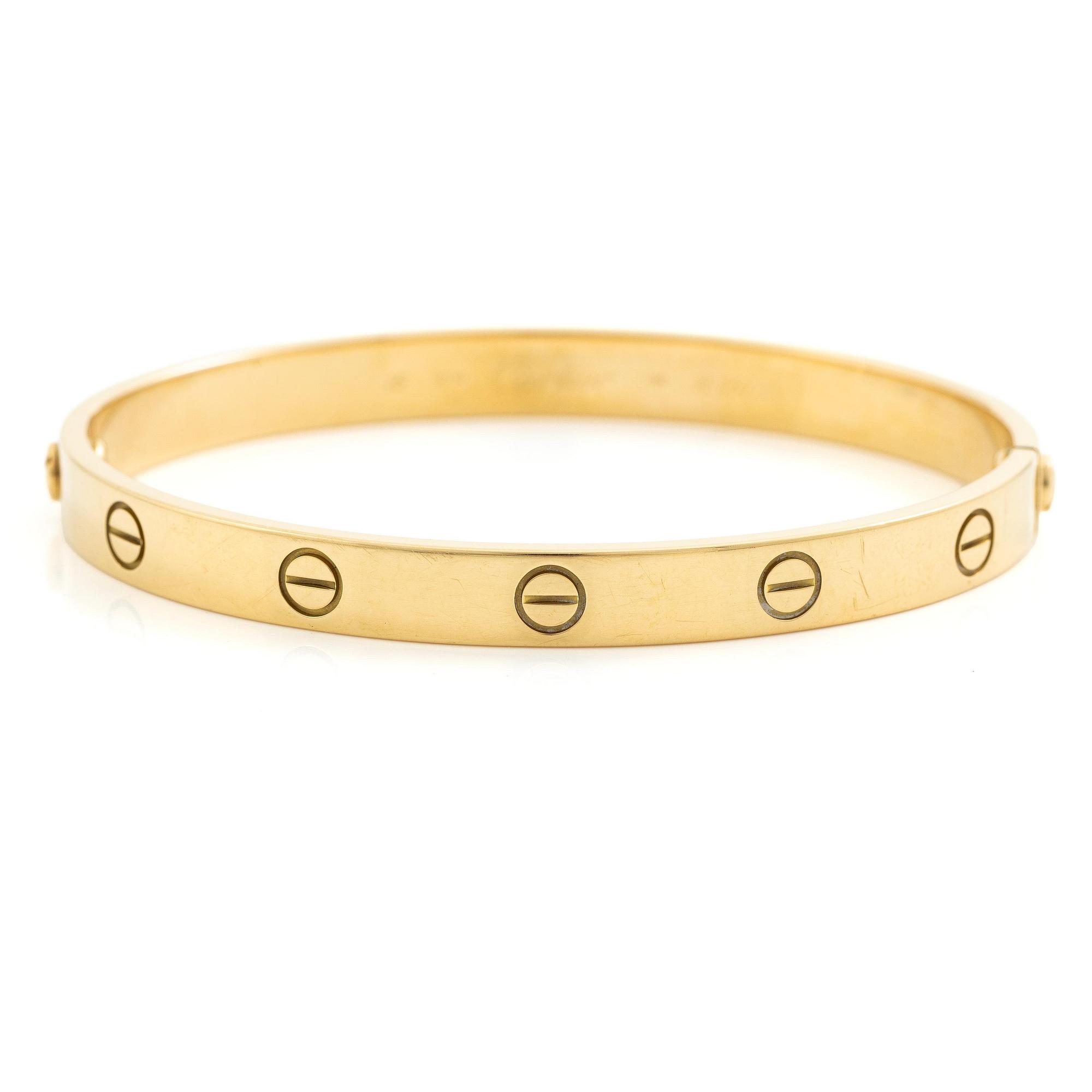 Cartier armring "Love" 18K guld.
