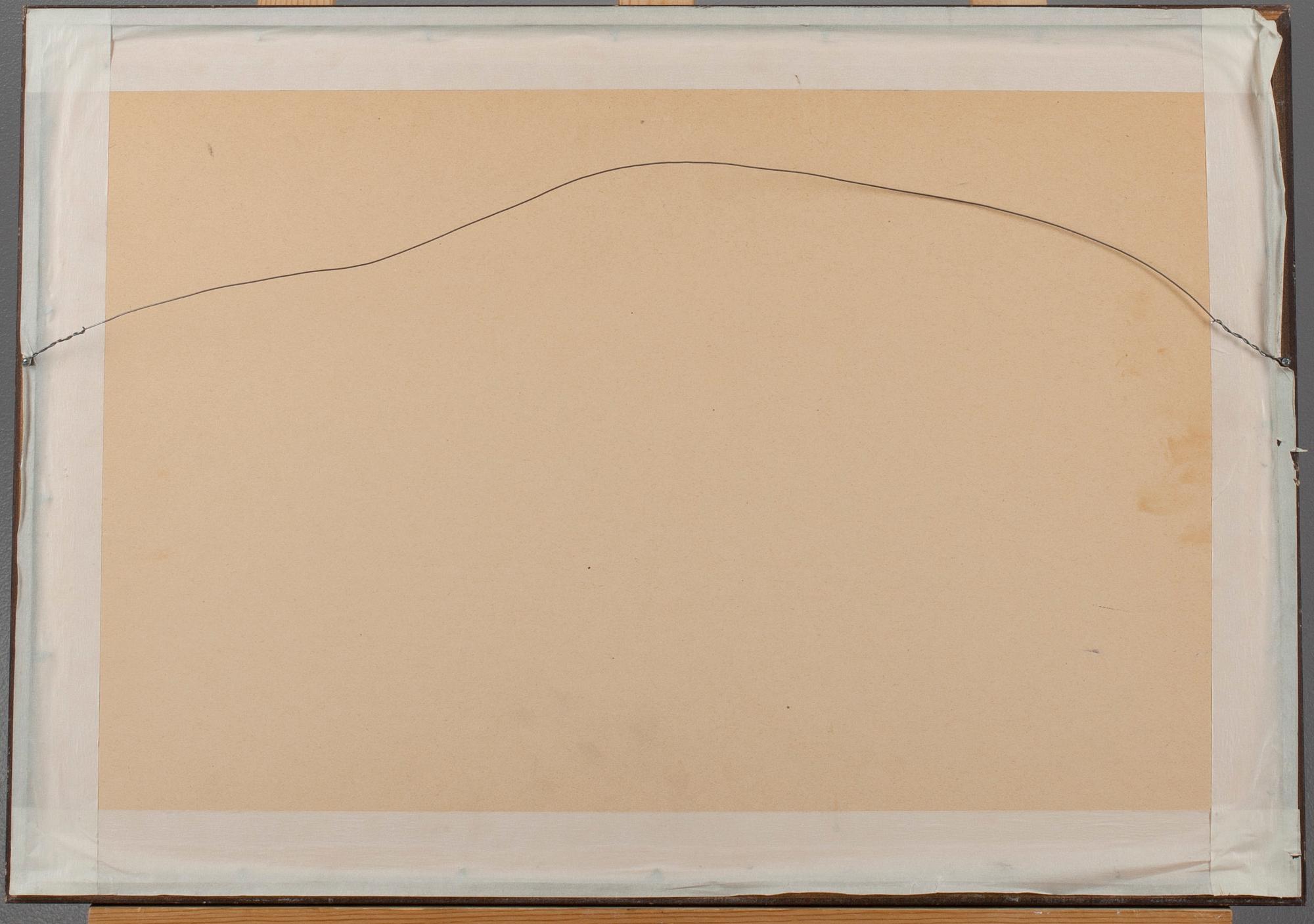 CRIS AF ENEHIELM, olja på papper, signerad.