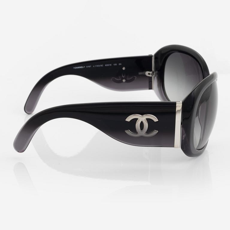 Chanel, sunglasses.