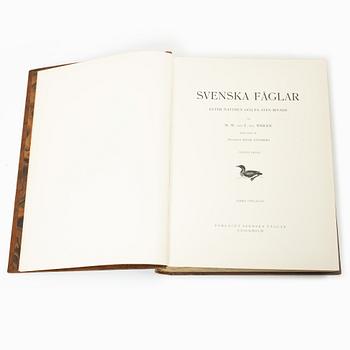 The von Wright brothers, book work, 3 volumes, "Swedish Birds", A. Börtzells tryckeri AB, Stockholm, 1927-1929.