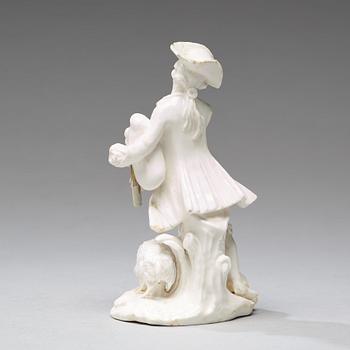 FIGURIN, mjukt porslin. Marieberg, Stens period (1769-1788).