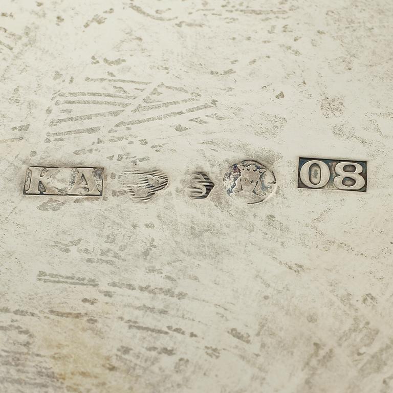 SKÅL, silver, K Andersson, Stockholm, 1940. Vikt 290 gr.