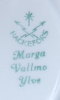 MATSERVIS, 87 porslin, Hackefors.