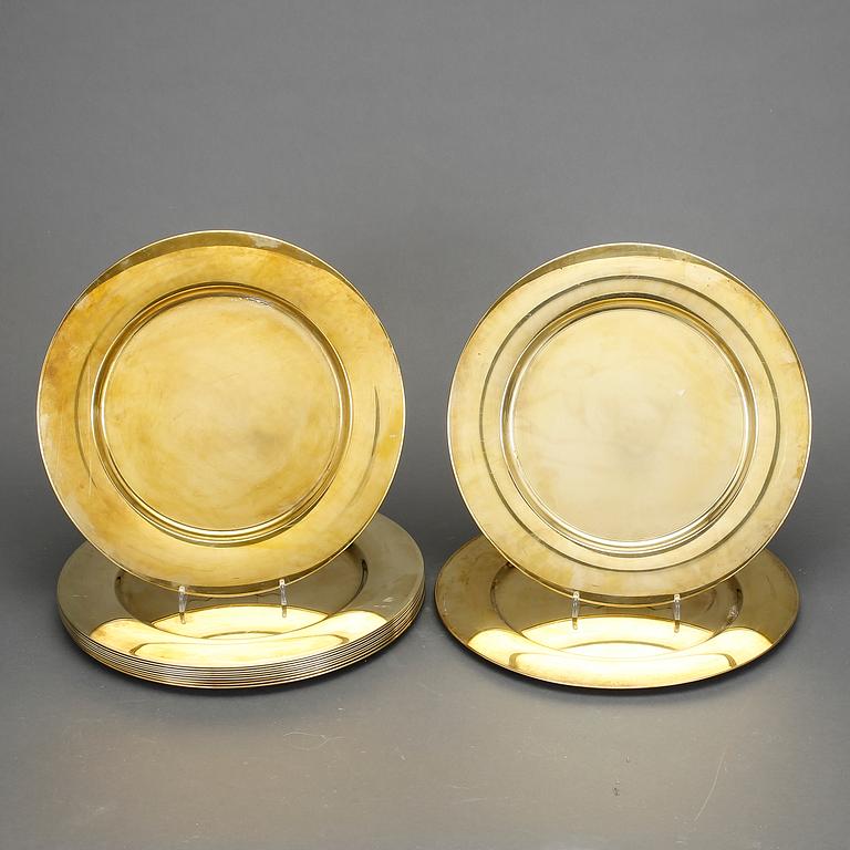 KUVERTTALLRIKAR, 12 st, Stelton, 1900-talets andra hälft.