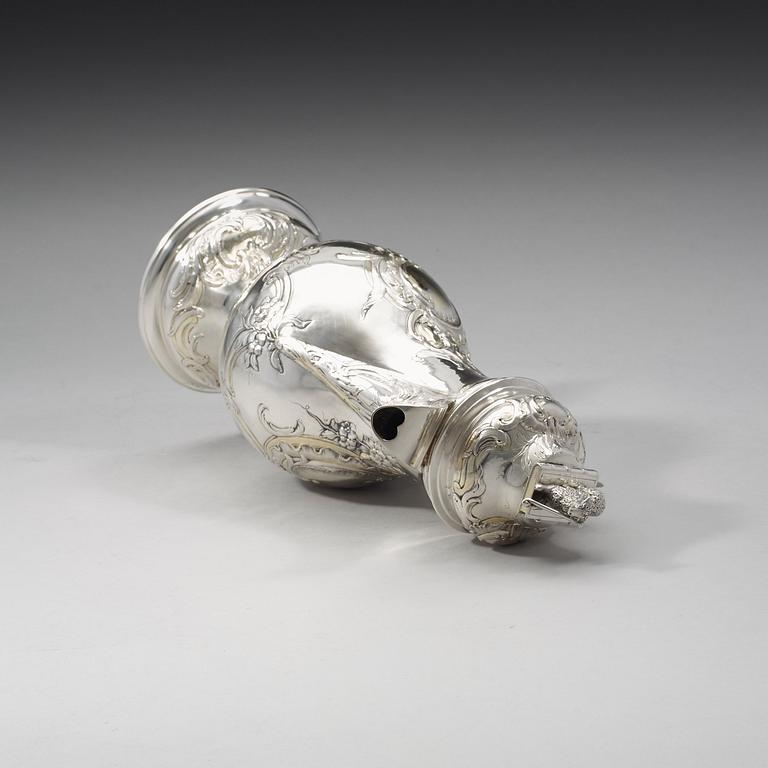 VINKANNA, av David Thomas Hell, Hamburg (verksam 1772-1008). Rokoko.