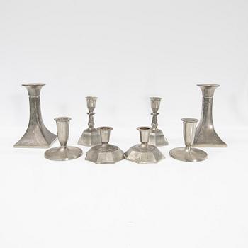 Just Andersen, ljusstakar, 4 par, Danmark, 1900-talets första hälft.