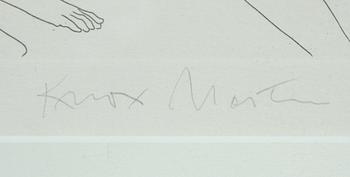 KNOX MARTIN, etsning, sign och numr 34/75.