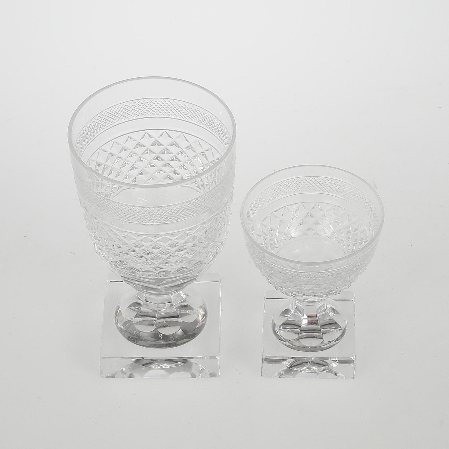 VIN-/ÖLGLAS 6 ST OCH SHERRYGLAS 5 st, "Kent", Elis Bergh, Kosta.