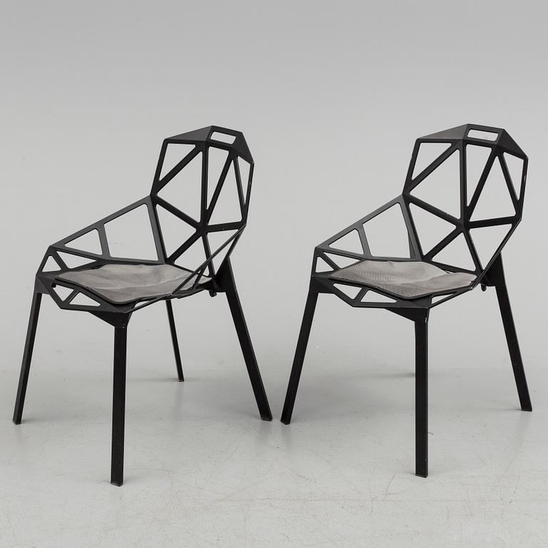 STOLAR, 8 st, "Chair one", Konstantin Grcic, Magis, Italien, 2000-tal.
