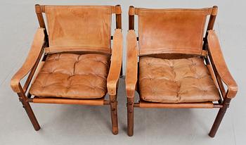 FÅTÖLJER, ett par, "Scirocco", design Arne Norell, 1900-talets andra hälft.