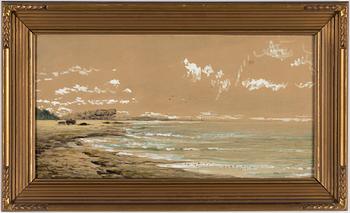 Edmund Darch Lewis, a watercolor. Signed and dated 1895.