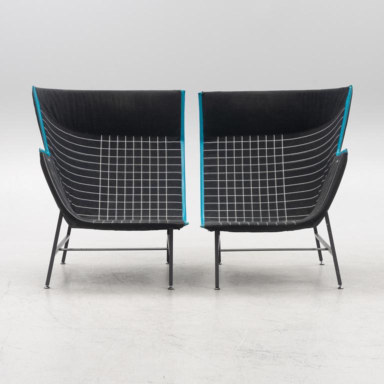 Nipa Doshi & Jonathan Levien, a pair of "Paper Planes" armchairs, Moroso, Italy.