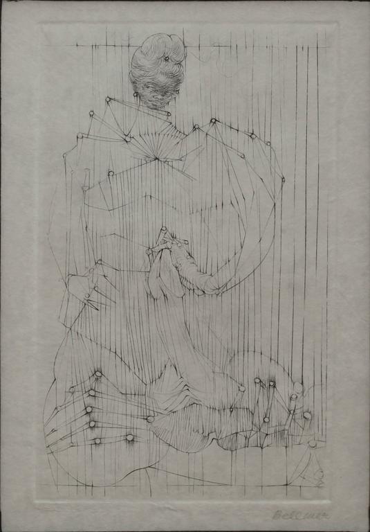 HANS BELLMER, etsning, sign.