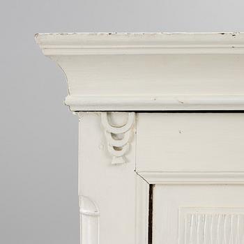 A late Gustavian cabinet, circa 1800.