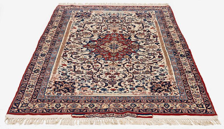 An Isfahan carpet, Central Persia, signed (Hossein) Seirafian, c. 178 x 102 cm.