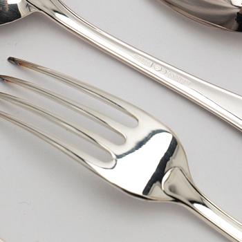 Cutlery service, 72 pieces, "Svensk", GAB, 1980-1989, Sweden.