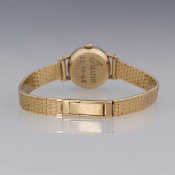 CERTINA, wrist watch, 18K gold, 19 mm.