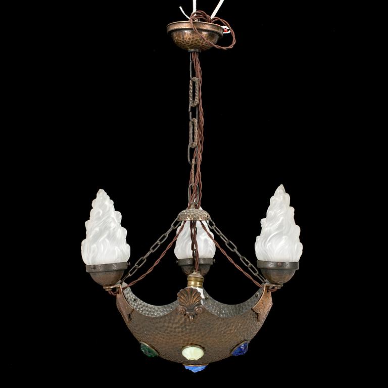 A ceiling lamp, jugend, 1910´s/20´s.