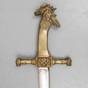 A French Napoleonic rooster head sword. Early 19th Century.