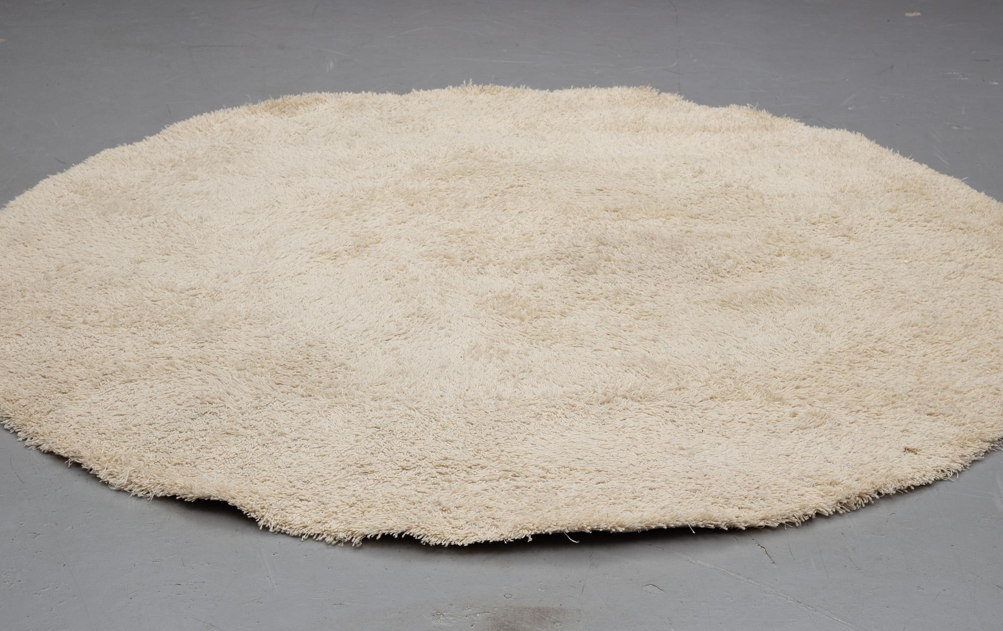 GUNILLA LAGERHEM ULLBERG, MATTA, "Moss 1", rund, Kasthall, ca 248,5 i diameter.