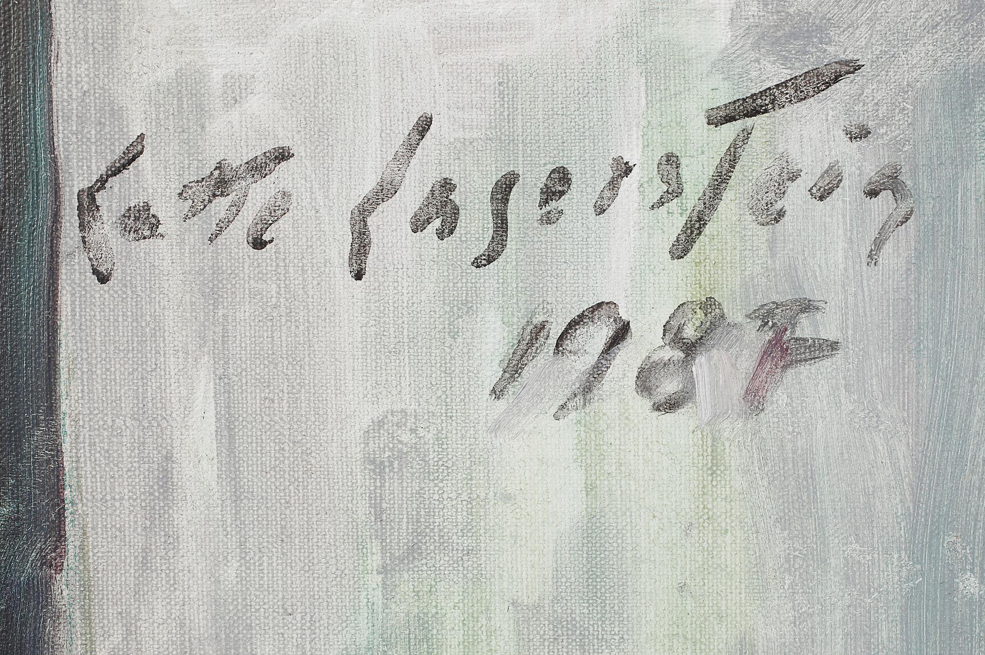LOTTE LASERSTEIN, olja på duk, signerad och daterad 1987.