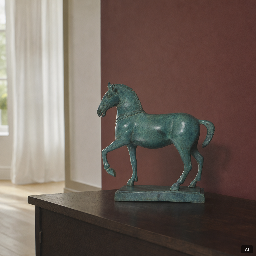 A sculpture after "The Byzantine horses / The Constantinople horses / The Venetian horses," St. Mark's Basilica.