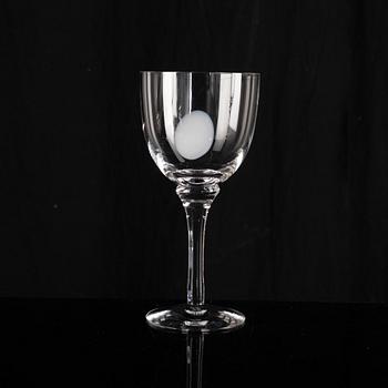 Gunnel Sahlin, wine glasses, 8 pcs, "Marrakech", Kosta Boda.