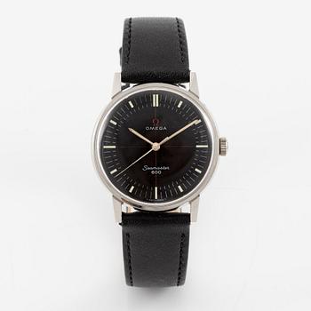Omega, Seamaster 600, "Red Cross-Hair", wristwatch, 34 mm.