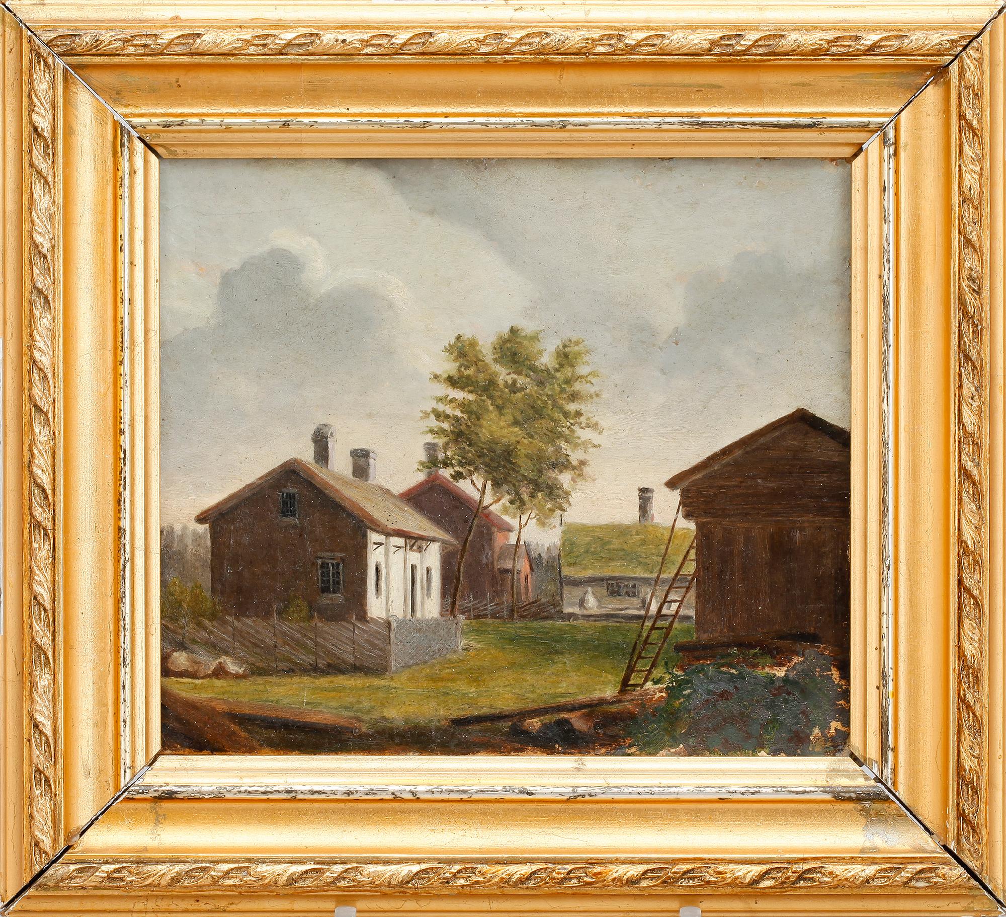 MARCUS LARSON, möjligen, olja på papper.