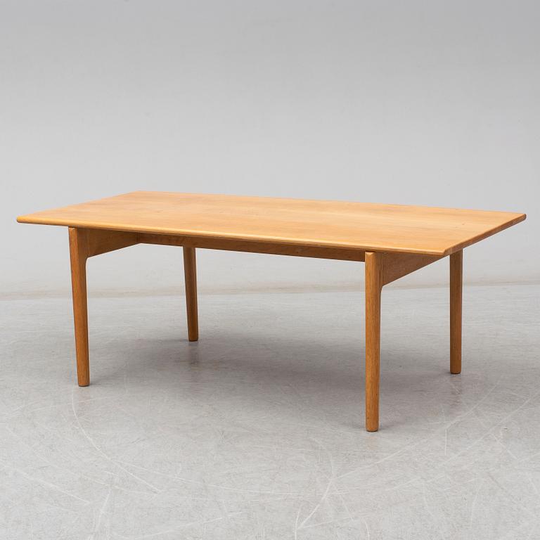 A second half of the 20th century oak coffee table by Hans J Wegner, Andreas Tuck, Denmark.