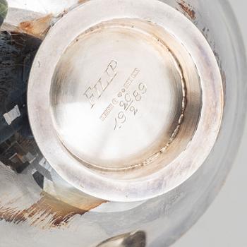 Parti silver, 6 delar, bl.a. C.G. Hallberg & GAB.