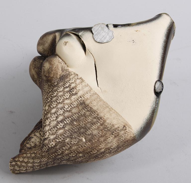 SKULPTUR, stengods. Bengt Berglund, Gustavsberg. 1960-tal.