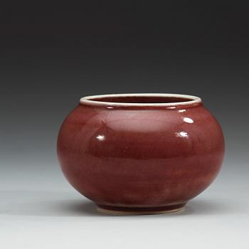 SKÅL, porslin. Sen Qing dynasti (1644-1912) med Xuandes fyra karaktärers märke.