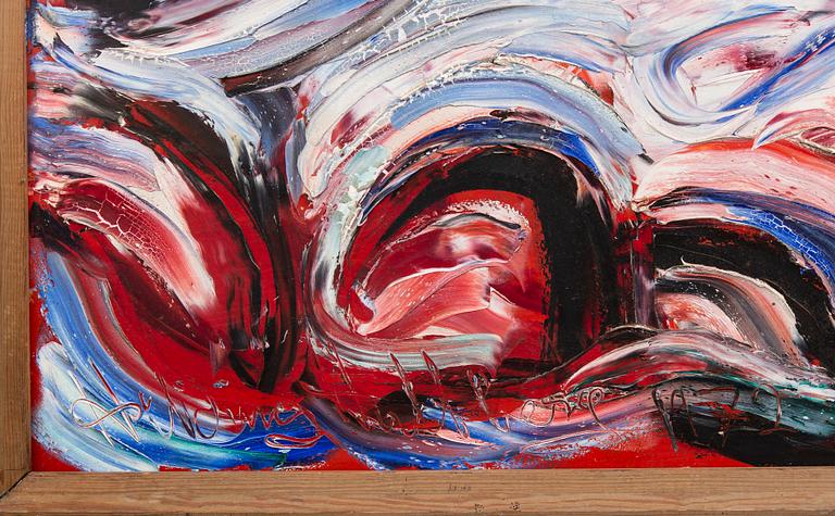 Hilding Hultberg, oil on panel signed and dated 1972.