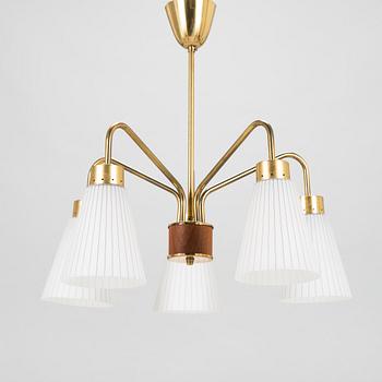 A mid-20th-century pendant ceiling light.